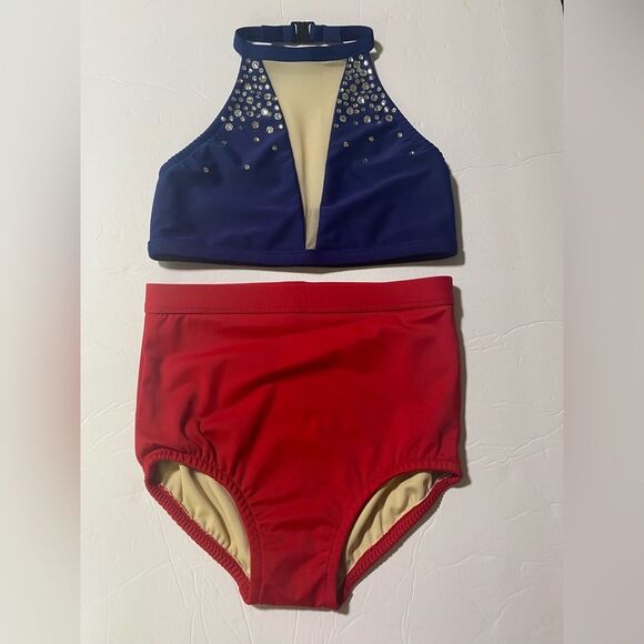 Custom made dance costume 3 piece interchange convention set patriot animal 10 - Picture 8 of 14